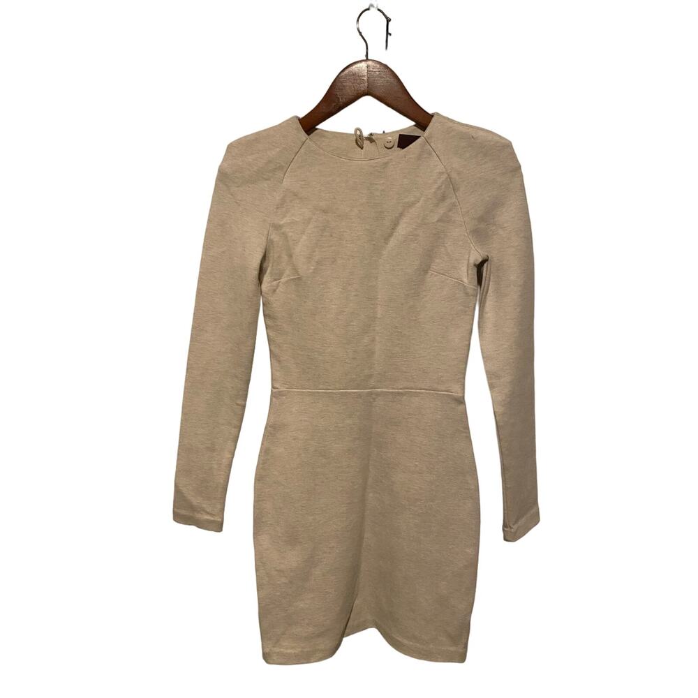 H&M Gray Cotton Mini Dress Sz 2